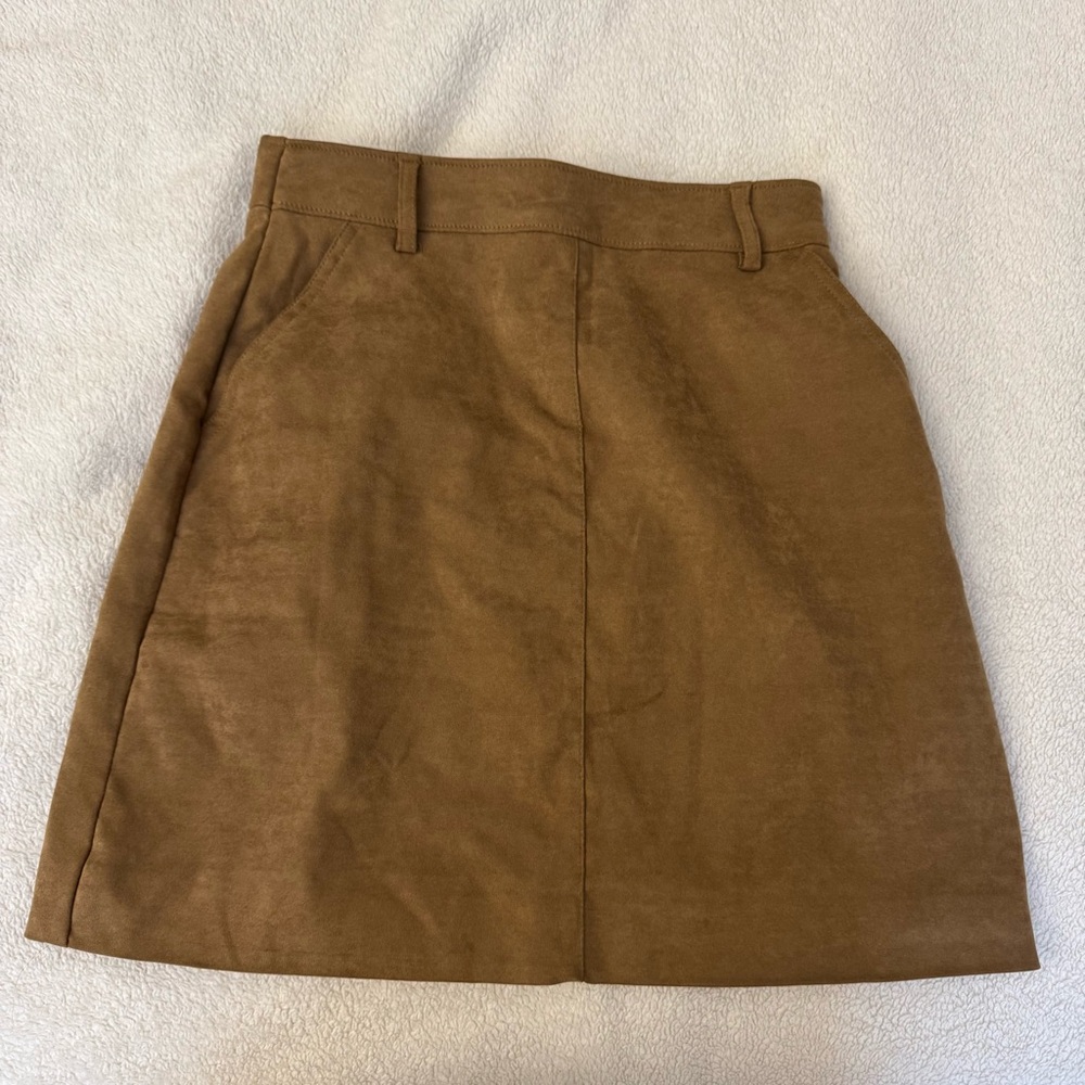 Hollister Brown Ultra High-Rise Mini Skirt